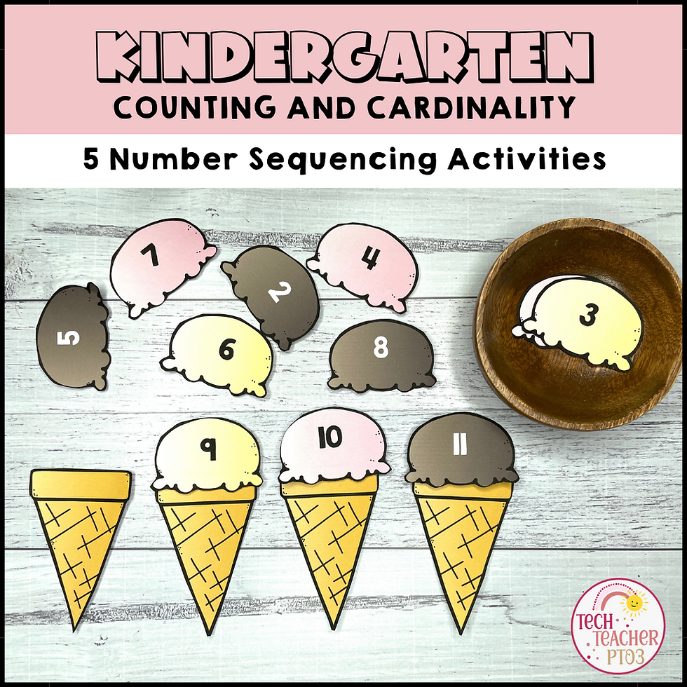 Thumbnail: SAVE 30% Math Center Counting and Cardinality Bundle