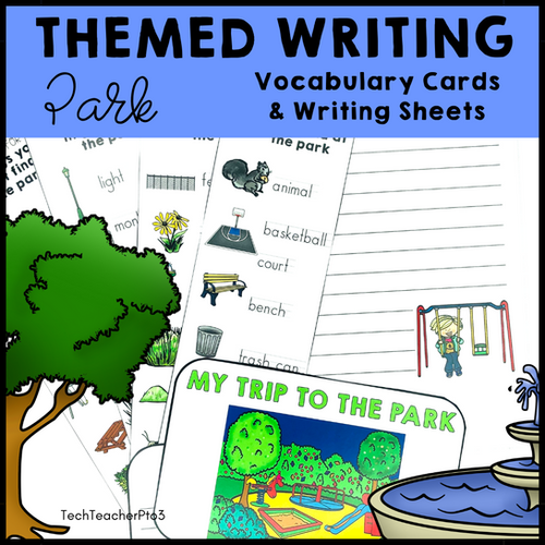 Themed Writing Activity Park Tech Teacher Pto3