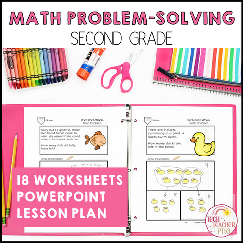 2nd Grade Math Word Problems Part Part Whole Worksheets and PowerPoint ...