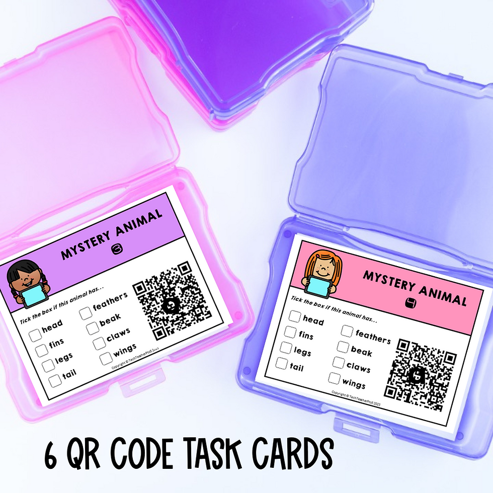 Thumbnail: Animal Features Characteristics QR Code Scavenger Hunt