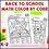 Thumbnail: Back to School Color by Code Math Addition and Subtraction No Prep