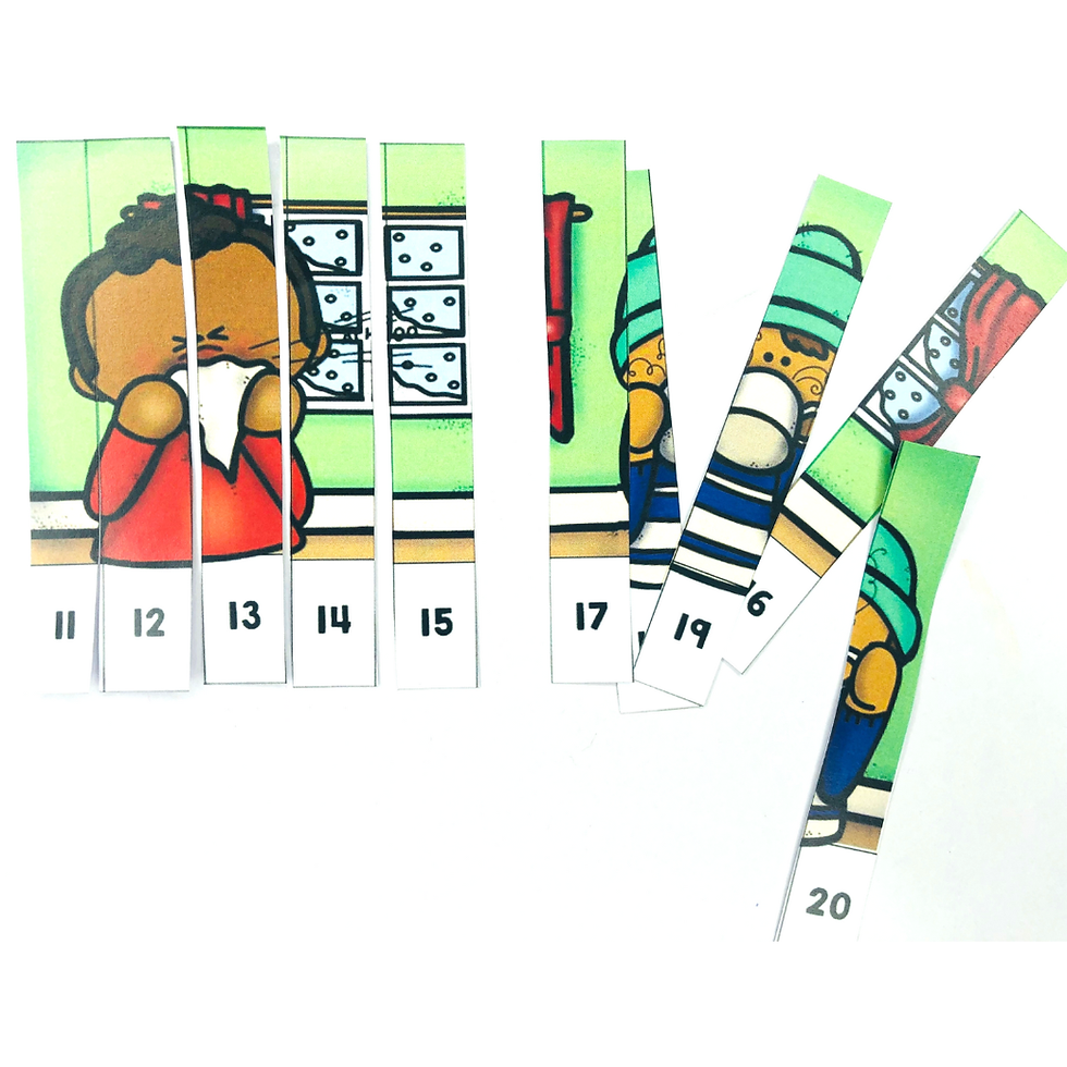 Thumbnail: SAVE 30% Number Sequencing Activities Bundle Kindergarten and First Grade Math