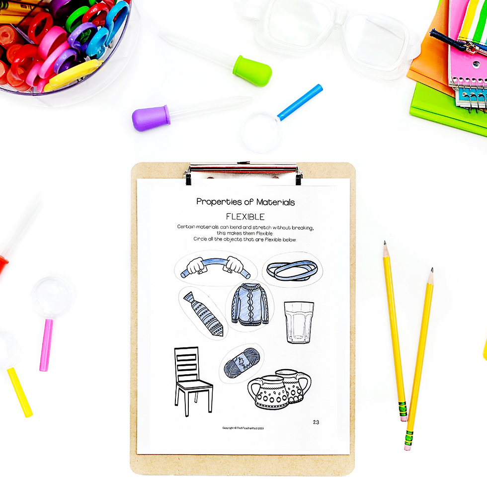 Thumbnail: Materials Properties Science Lesson ideas for teaching Foundation Year and Grade One students