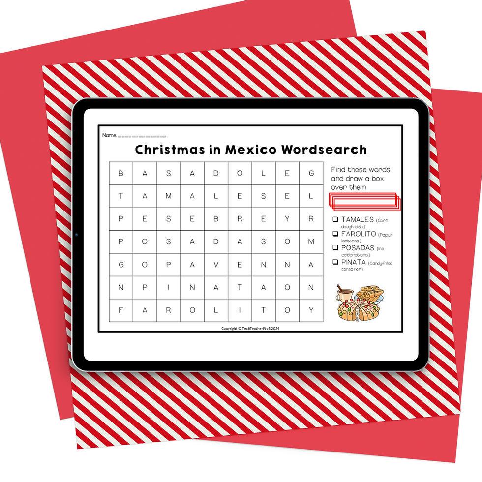 Thumbnail: Christmas in Mexico Google Slides ™ Holidays Around the World