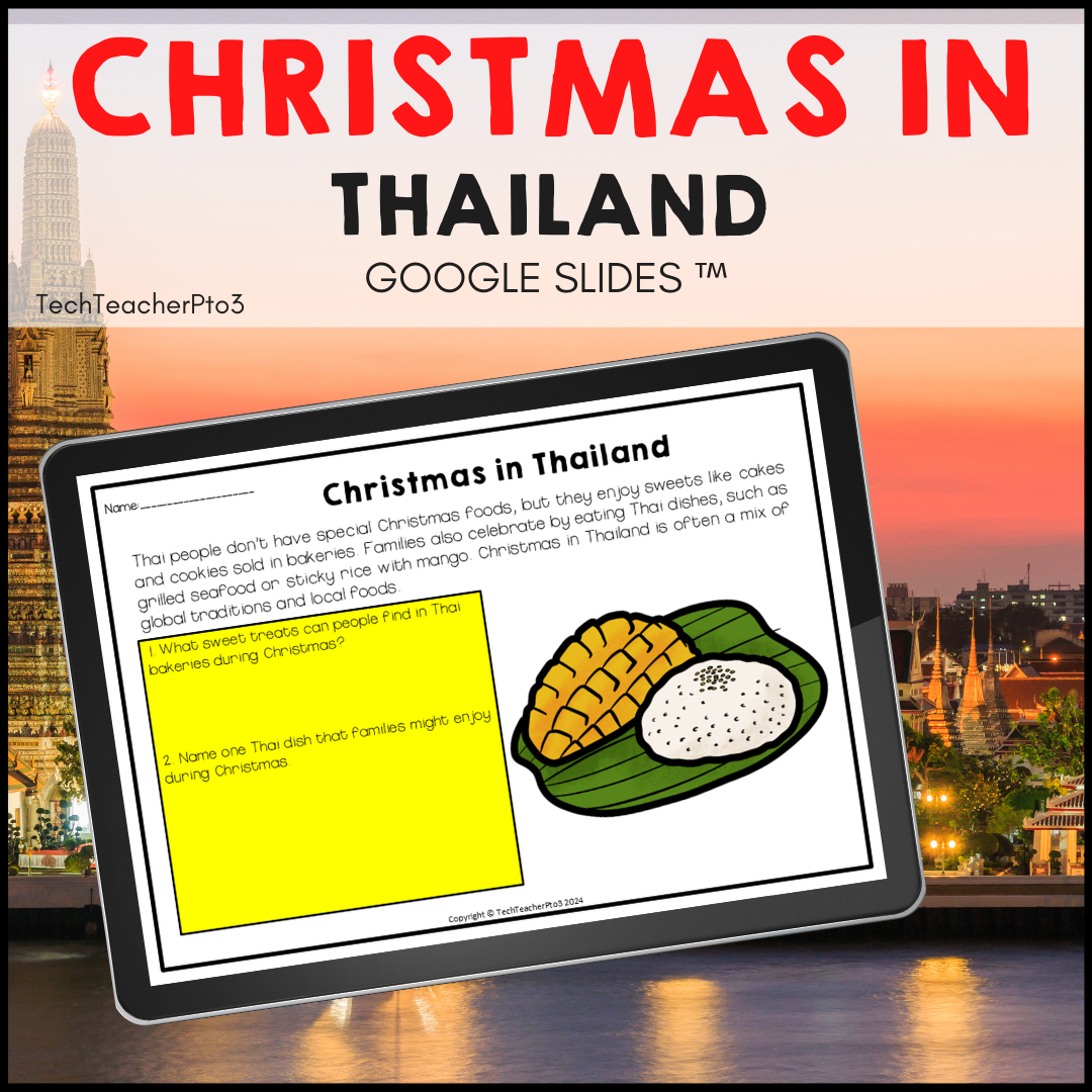 Christmas in Thailand Google Slides ™ Holidays Around the World