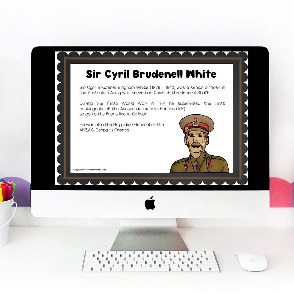 Thumbnail: ANZAC Day Australian PowerPoint Fact Sheets Activities Aboriginal History HASS