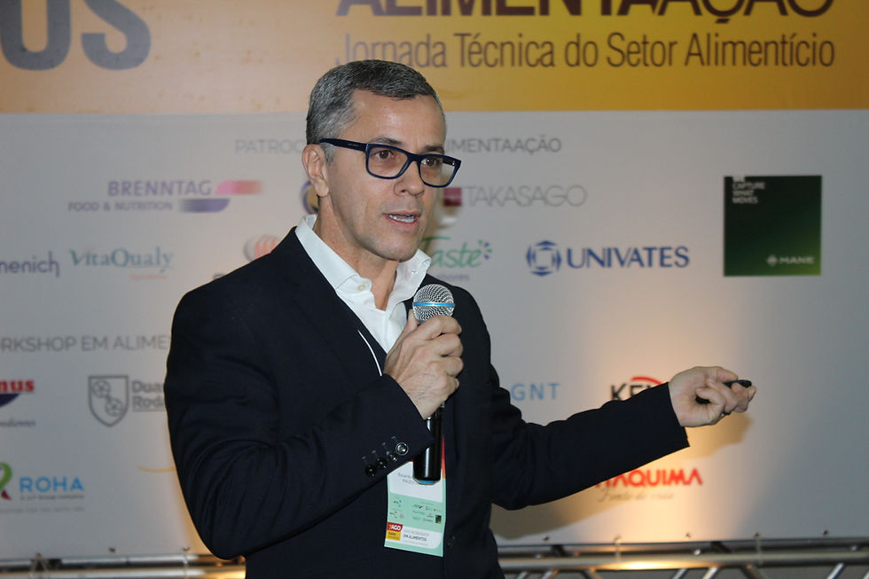 Eduardo Cesar Tondo, iniciou a programação com as "Inovações na segurança de alimentos" - Crédito: Clarissa Jaeger