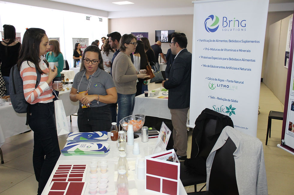 Opções de pré-misturas de vitaminas e nutrientes foi o destaque da Bring Solutions - Crédito: Simone Rockenbach