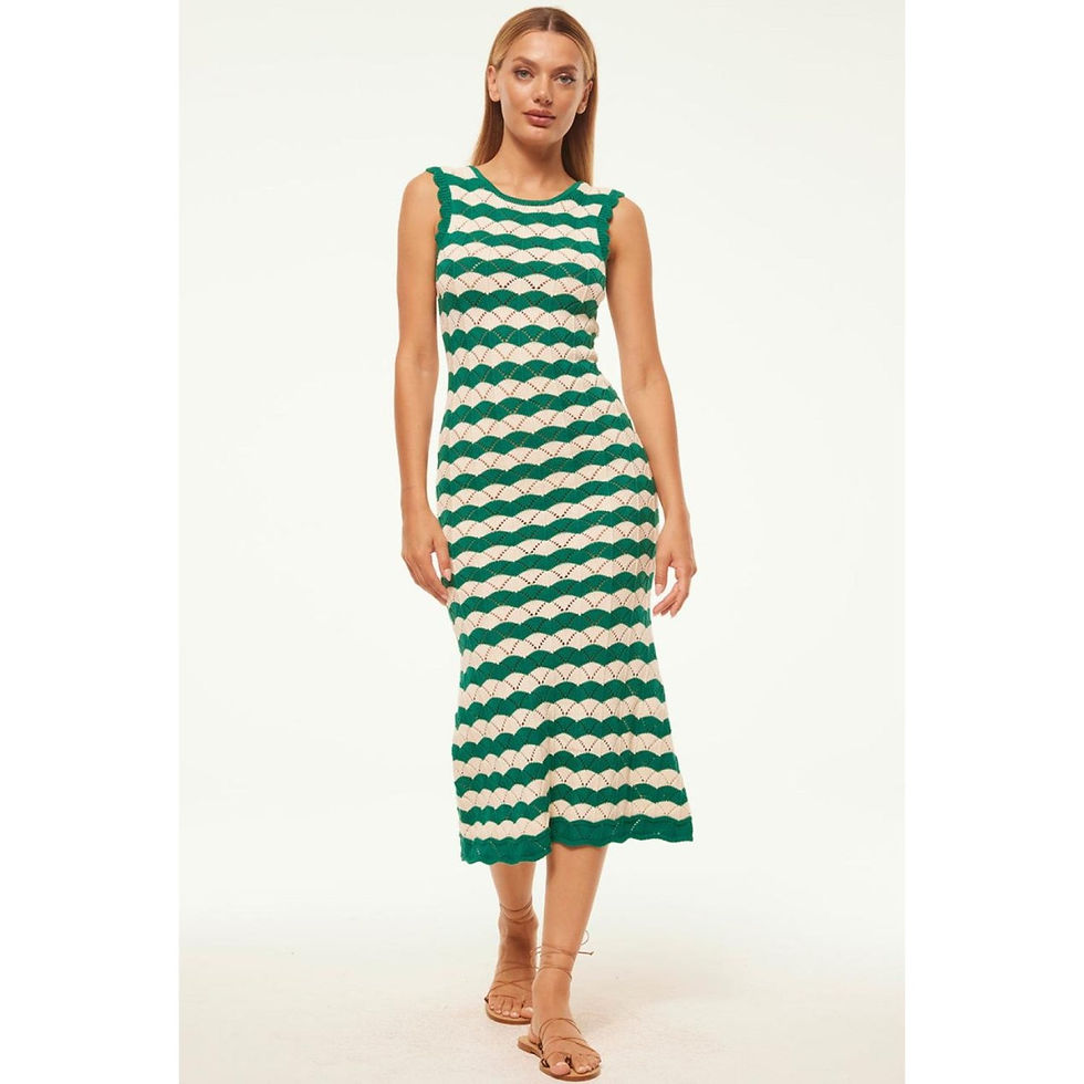Thumbnail: Rosalba Crochet Knit Dress / Sizes S & L