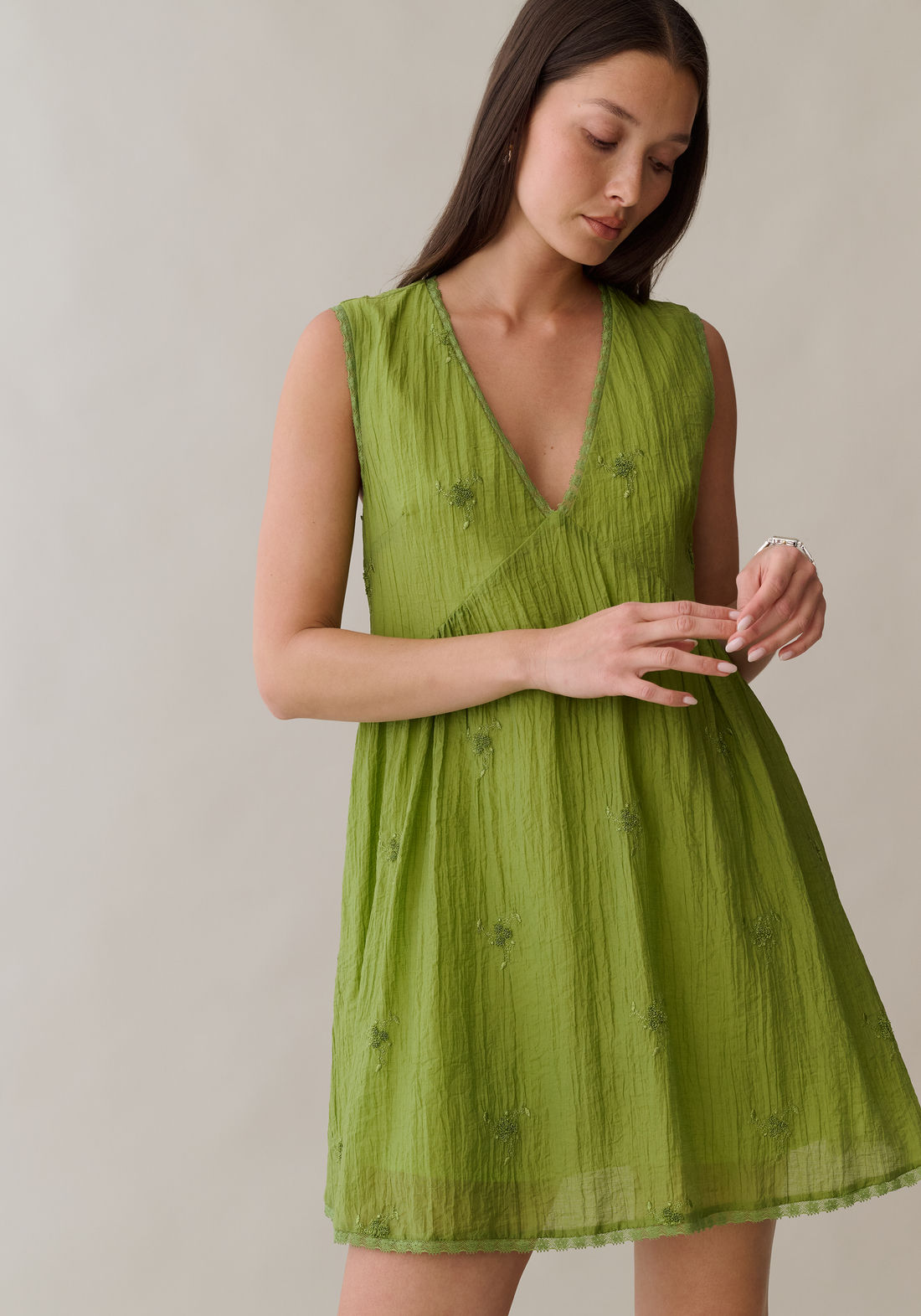Stefania Dress in Green / Size M & L