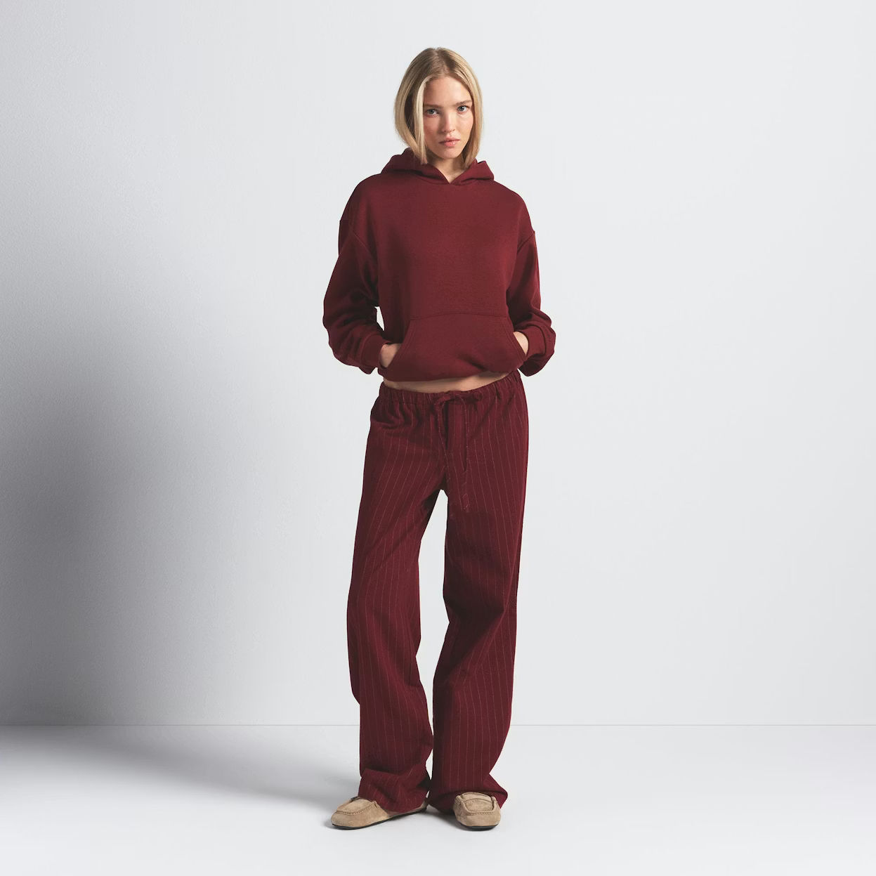 Cotton Fleece Classic Zip Up Hoodie / Size XXS