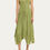 Thumbnail: Green Cleo Handkerchief Midi Dress / Sizes XS, M & L