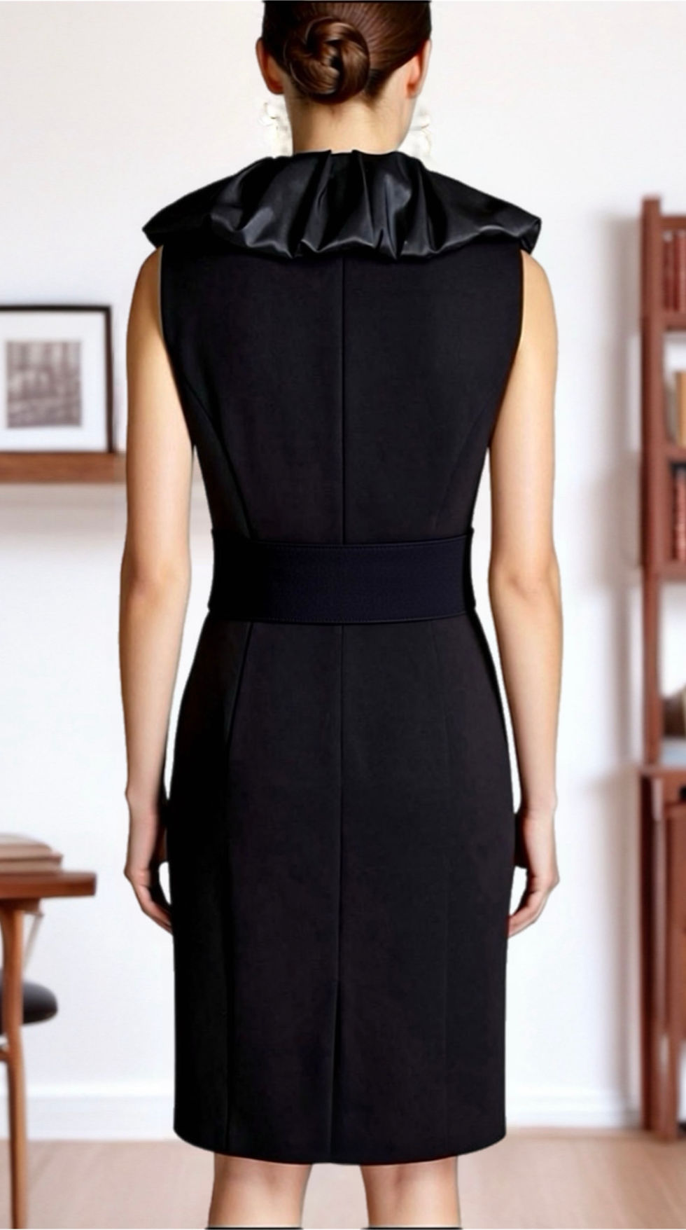 Thumbnail: High Ruffle Dress / Size 12