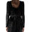 Thumbnail: Velvet Shine Wrap Dress / Size L