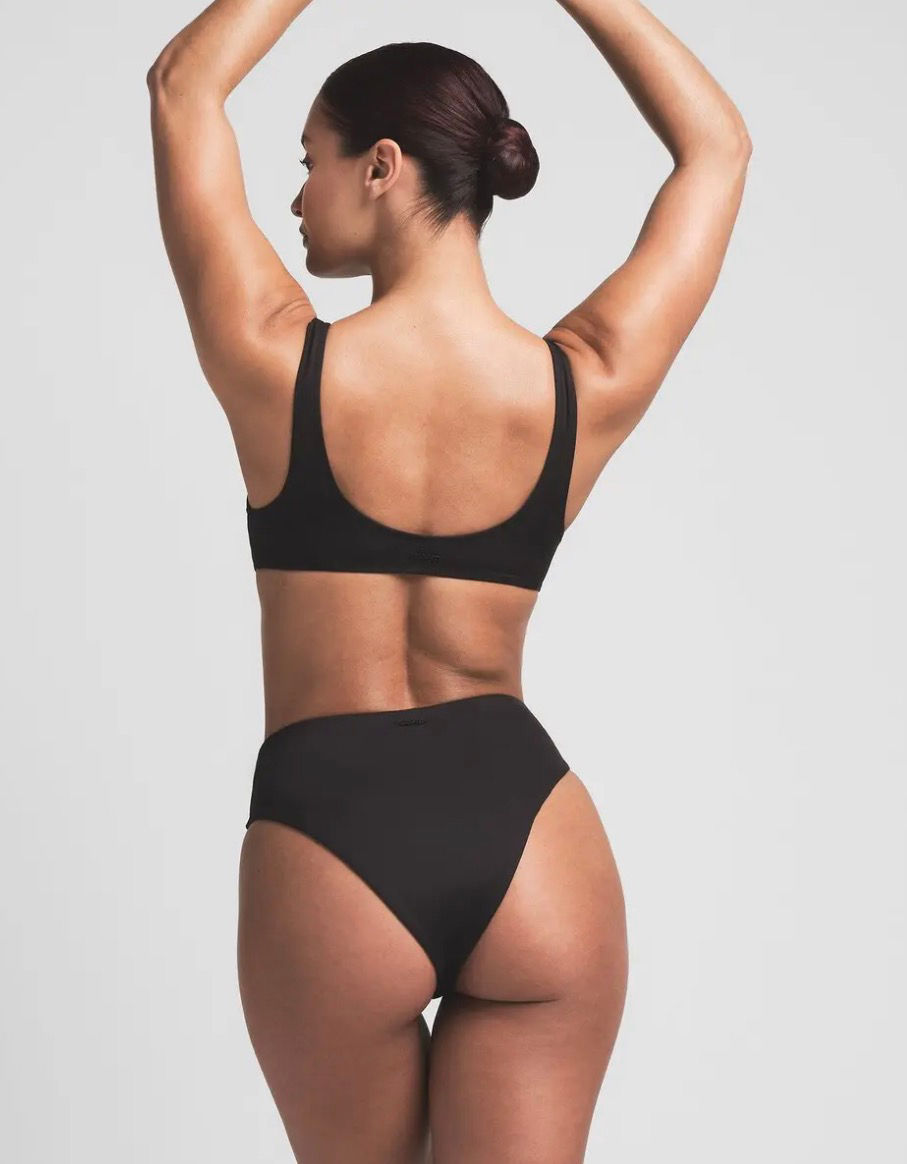 Thumbnail: Signature Swim Mid Waist Bottom / Size M