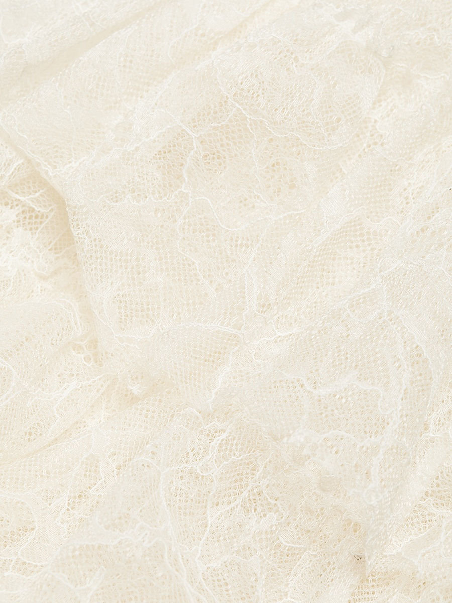 Thumbnail: FRAME Lace Tiered Ruffle Top Floral Lace Detail
