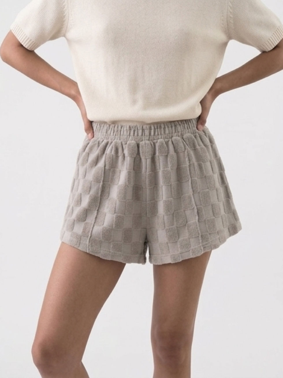 Thumbnail: Checkered Terry Shorts / Sizes XS, S, M & L