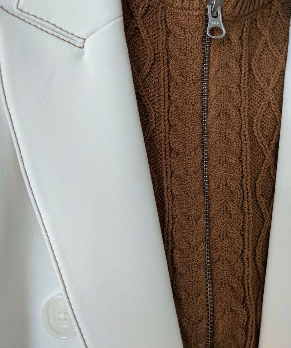 Thumbnail: Cosmo Dickey Jacket in Off-White / Size 8