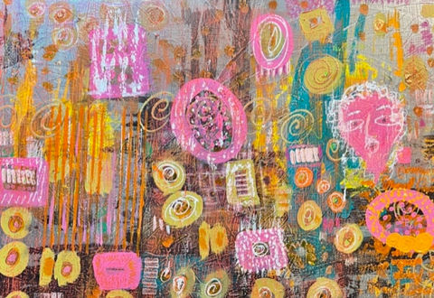 Lady in Pink 36x48