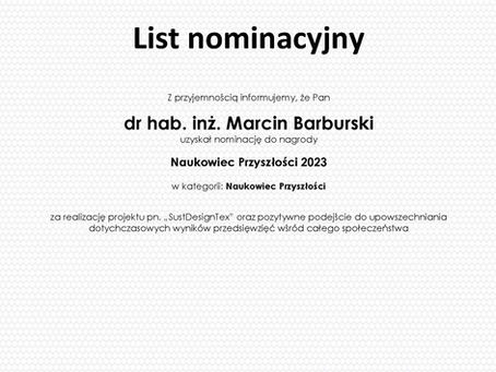 Scientist of the Future Award Nomination