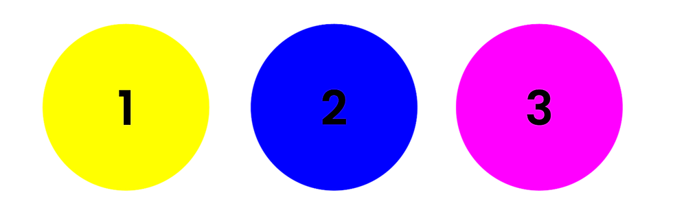 Colors representing layout hierarchy