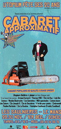 Utopium Théâtre-Le cabaret Approximatif