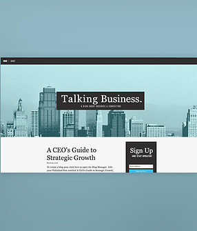 Business Blog Layout