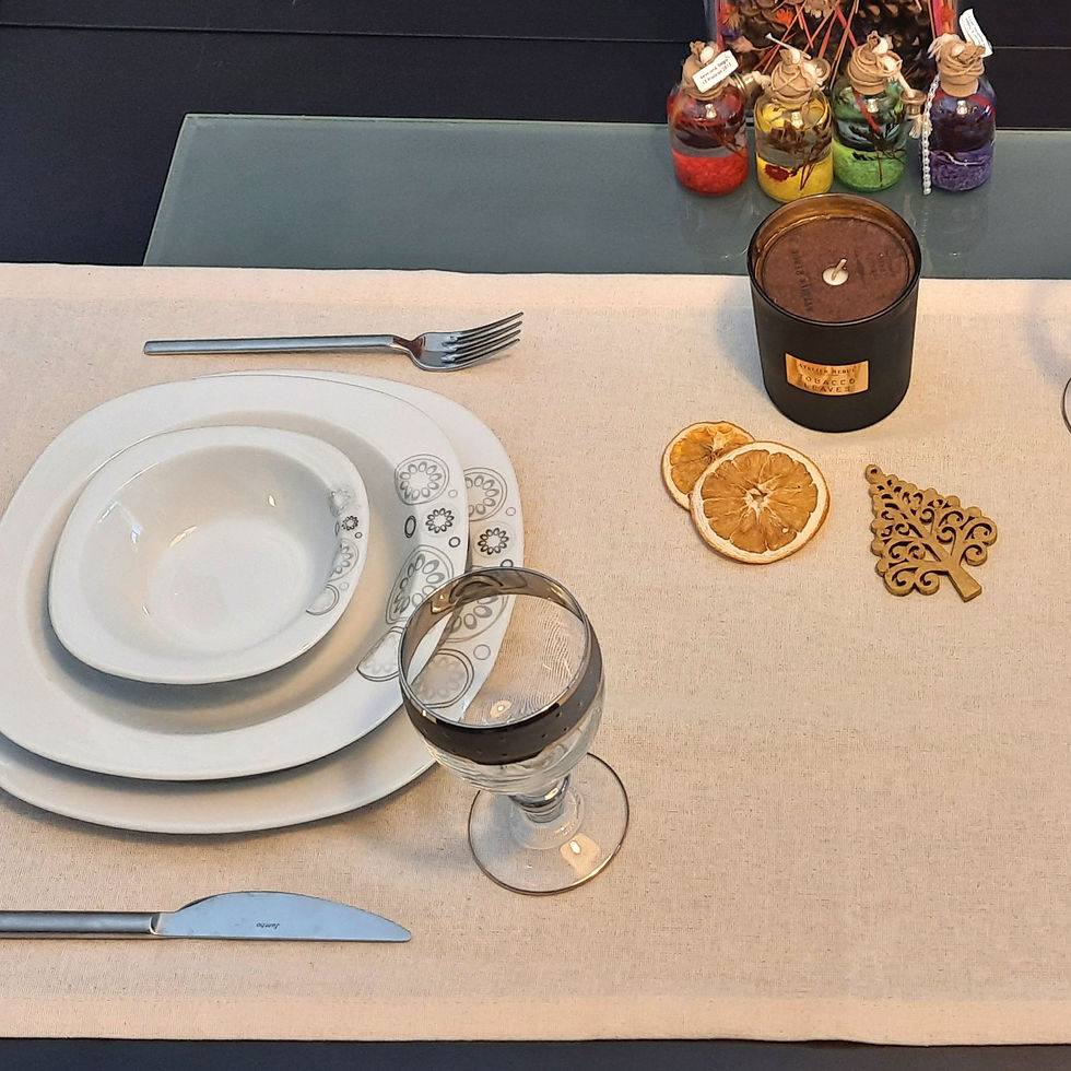 Küçük resim: Arasta Design Düz Keten Natural Krem Rengi, Ponpon Şeritli Runner, 40x140 cm
