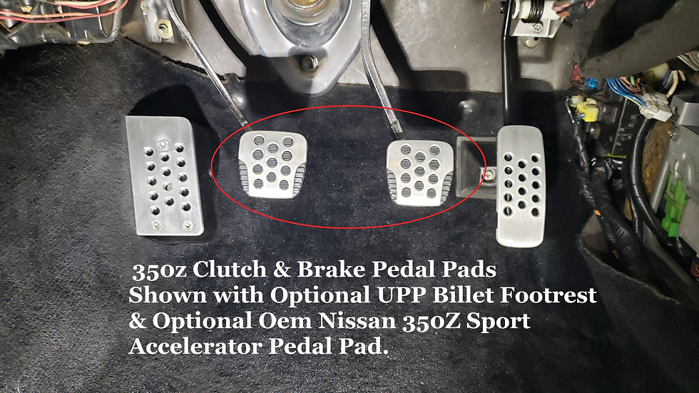Thumbnail: Genuine Nissan Z32 Sport Clutch & Brake Pedal Pad1