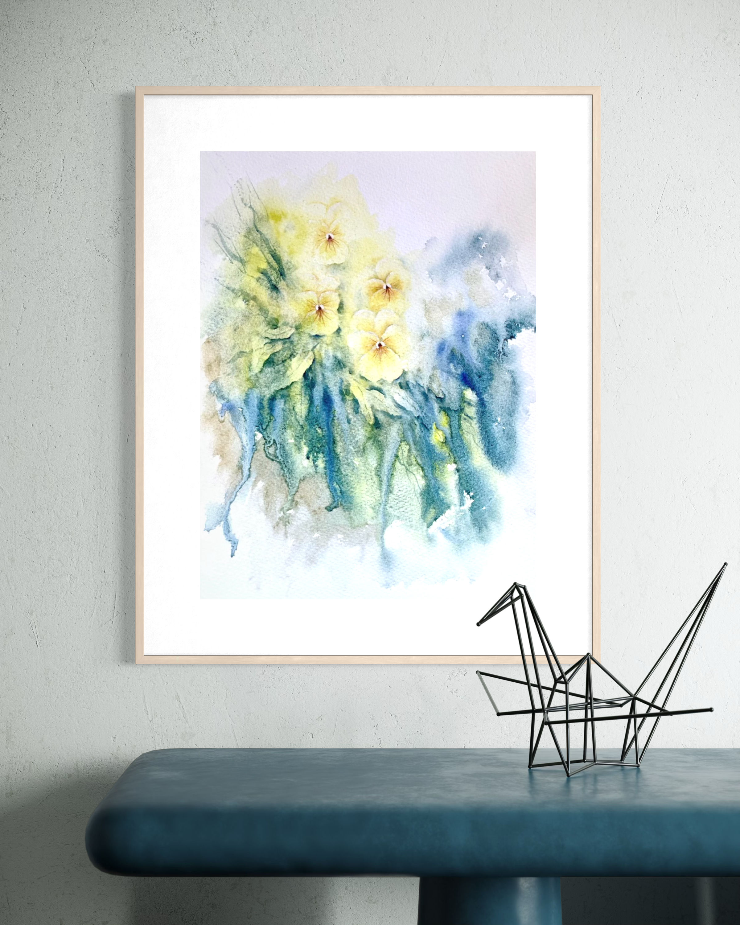 Soft Renewal — Original Watercolor Painting, 12 by 9 inches