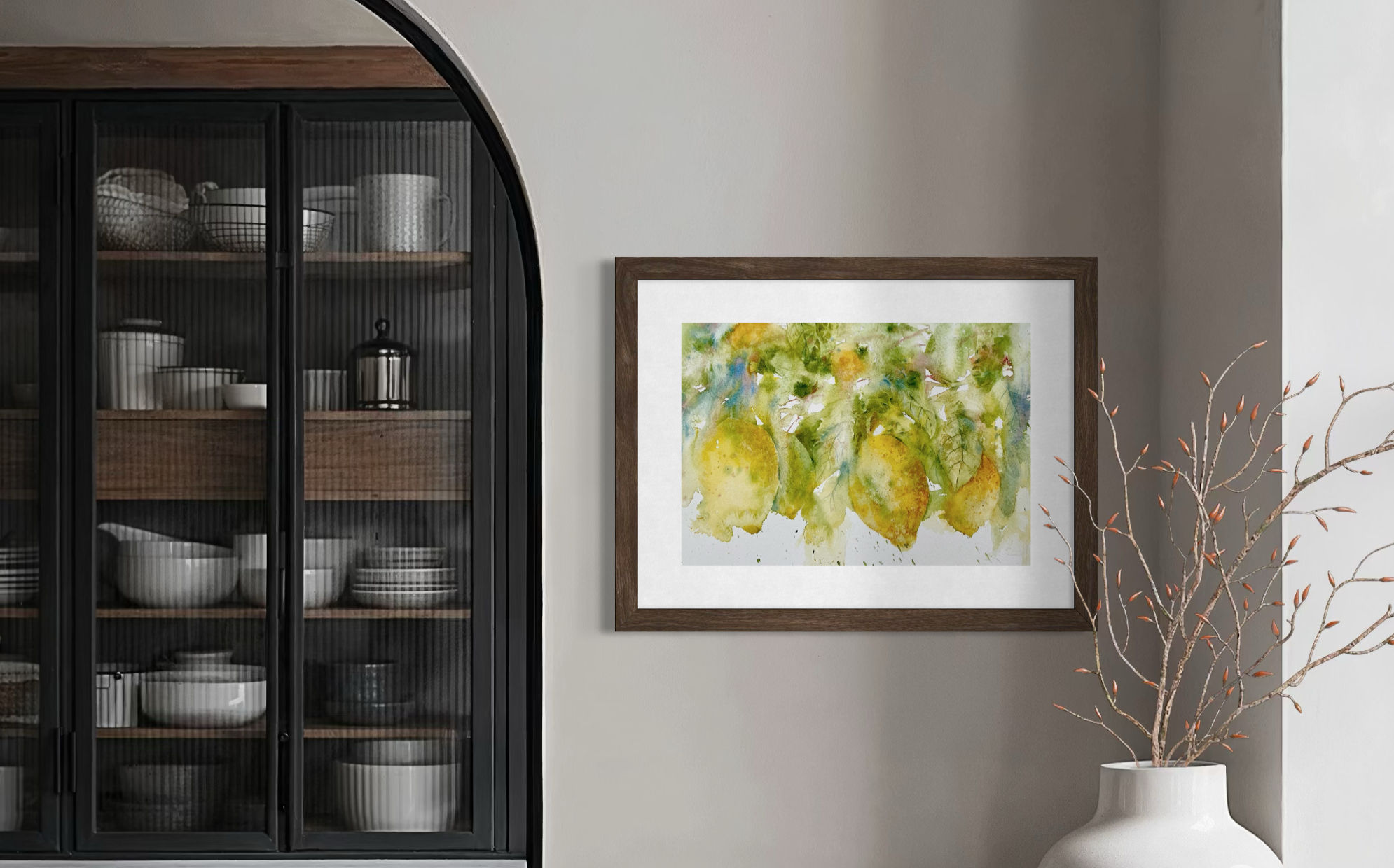 When Life Gives You Lemons — Original Watercolor Painting, 8 by 10 in
