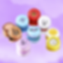 The Crème Shop | BT21: Macaron Lip Balm Complete Collection, Set of 7