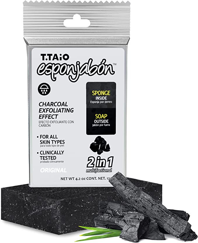 Thumbnail: T.Taio Esponjabon- Efecto Exfoliante Con Carbon/ Charcoal Soap