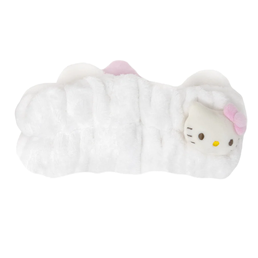 Thumbnail: Plush Spa Headband with Hello Kitty's Signature Bow (Pink) | Cruelty-Free & Vega