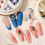 Thumbnail: PLANET RHINESTONE NAIL CHARM 18 PCS WHEEL