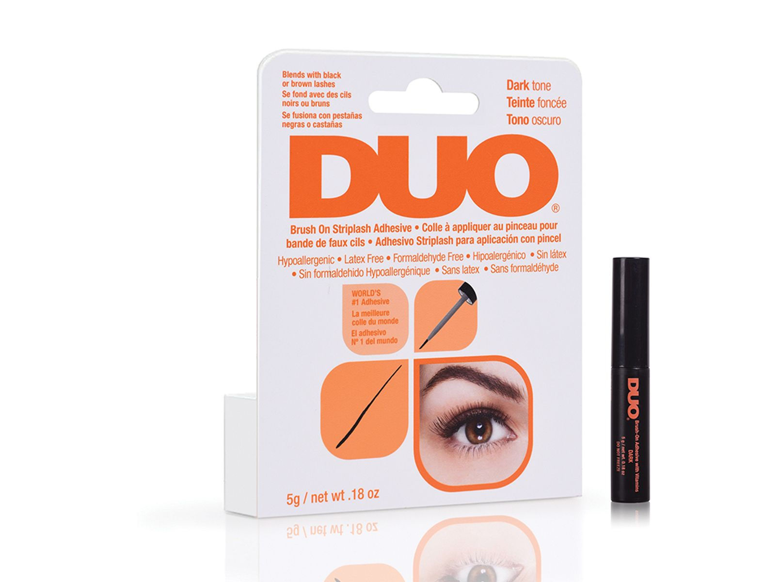 DUO BRUSH-ON STRIPLASH ADHESIVE DARK 0.18 OZ