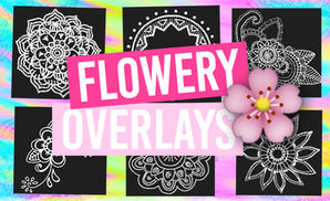 Free 'Flowery' Overlays