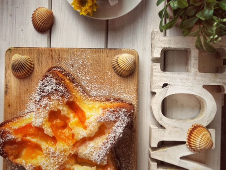 Stelle yogurt e albicocche