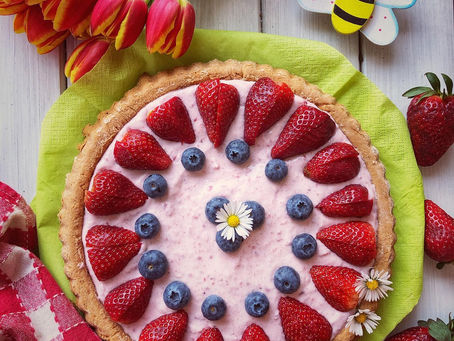 Crostata morbida con crema di yogurt