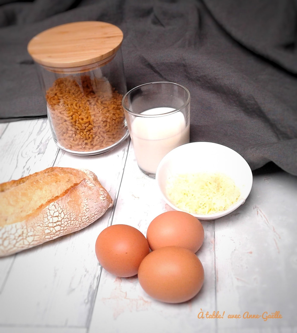 Pâtes, pain, œufs, produits laitiers: aliments sources d'allergies alimentaires.