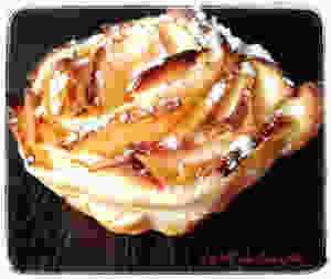 Tartelette aux pommes.