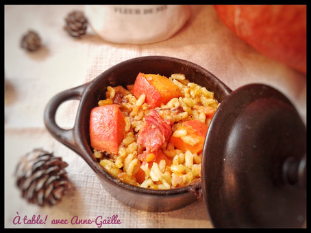 Poêlée de riz au potimarron