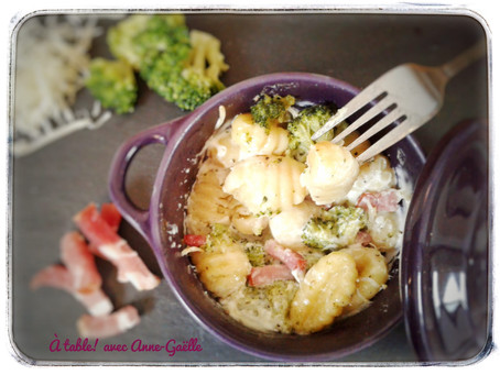 Recette S.O.S: Gratin de gnocchis aux brocolis