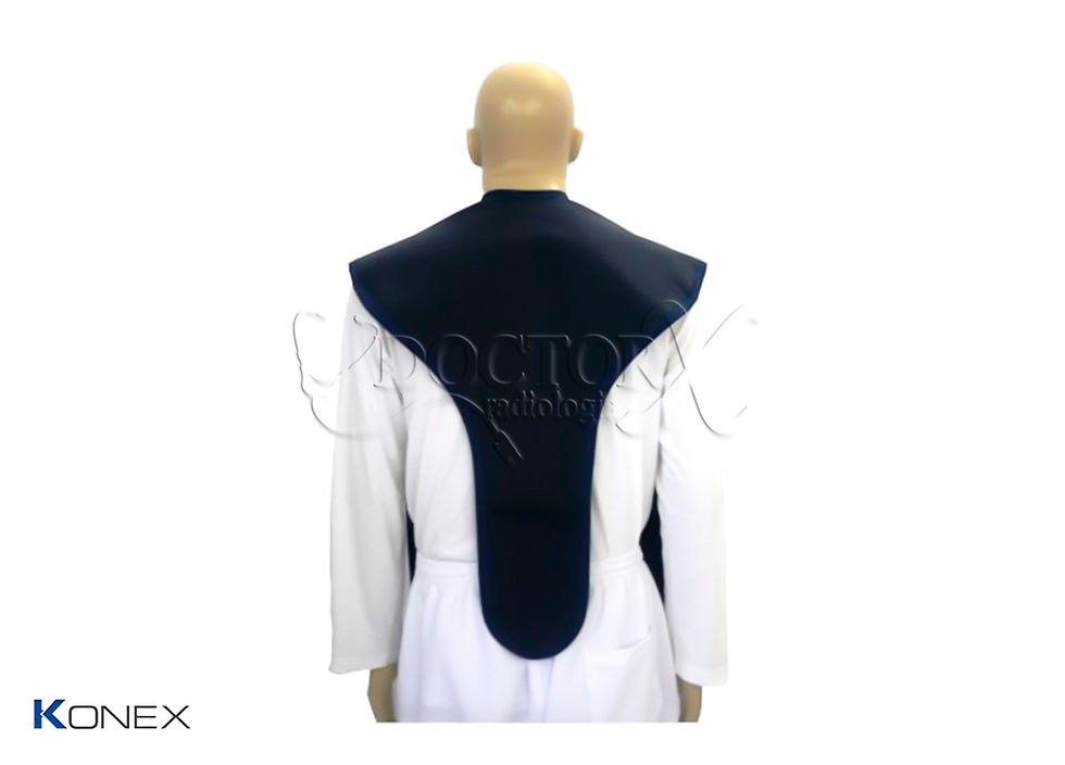 Miniatura: Avental de Chumbo Plumbífero, Panorâmico adulto 0,25mm - Azul Marinho, Colete de Chumbo