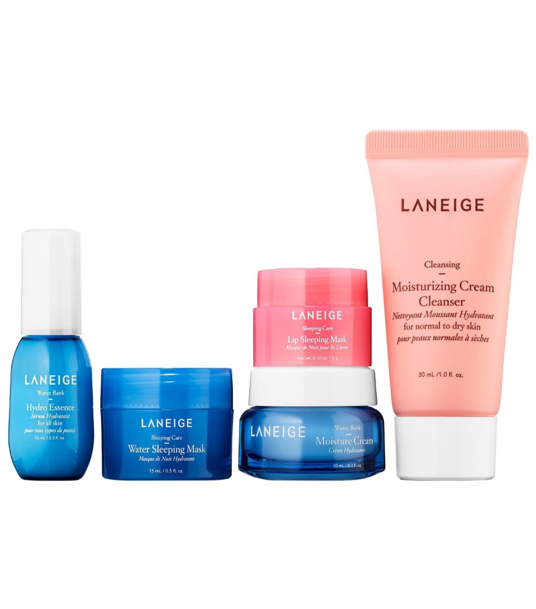 Set dưỡng da Laneige Hydration-To-Go! Dành cho da thường và da khô
