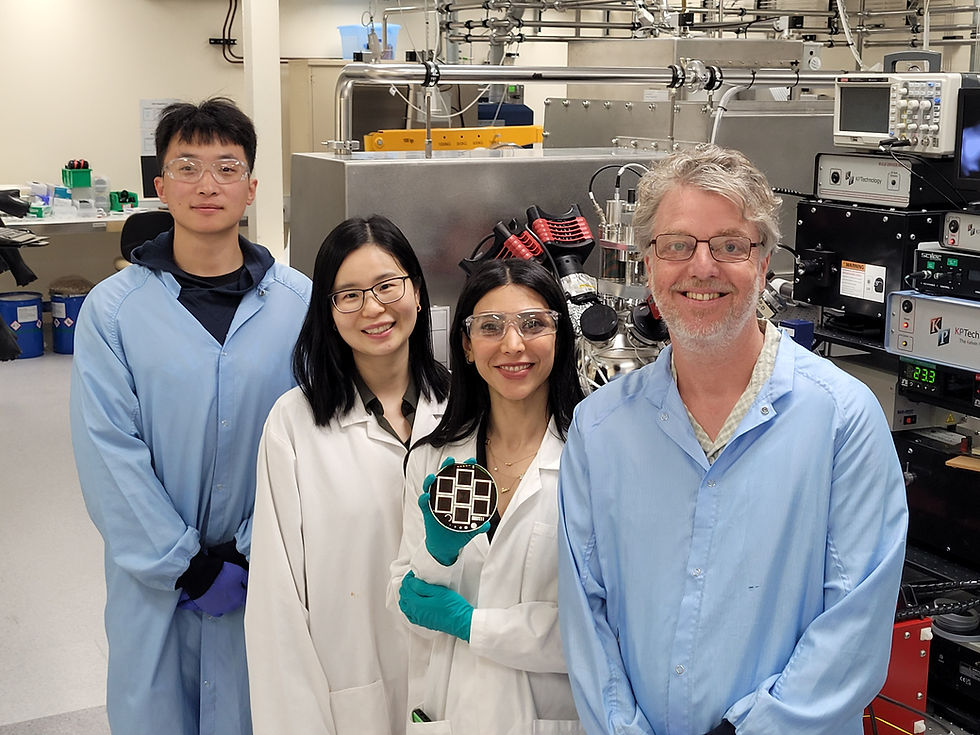 The ACAP supported ANU silicon team.