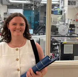 Charli Fell recived the ANU University Medal