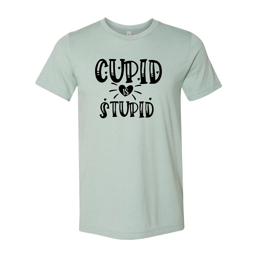 Thumbnail: Cupid Is Stupid T-Shirt - Anti-Valentine's Day
