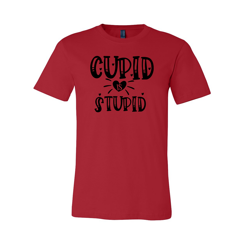 Thumbnail: Cupid Is Stupid T-Shirt - Anti-Valentine's Day