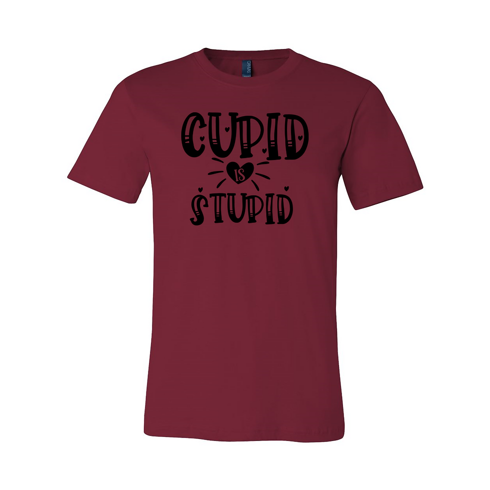 Thumbnail: Cupid Is Stupid T-Shirt - Anti-Valentine's Day